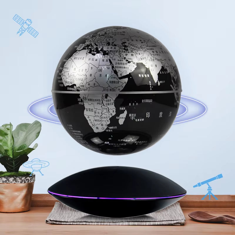 Magnetic Levitation Floating Globe Lamp Lighting Decoration Terrestrial Globe Antigravity Magic Ball World Map Planet