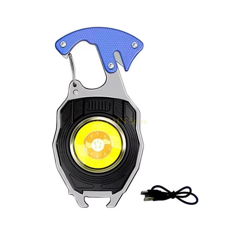 M5TC Aluminum Alloys Keychains Lamp Outdoor Camping Emergencies Charging Flashlights