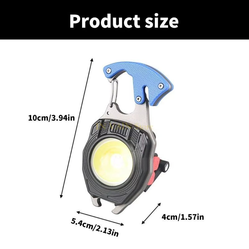 M5TC Aluminum Alloys Keychains Lamp Outdoor Camping Emergencies Charging Flashlights