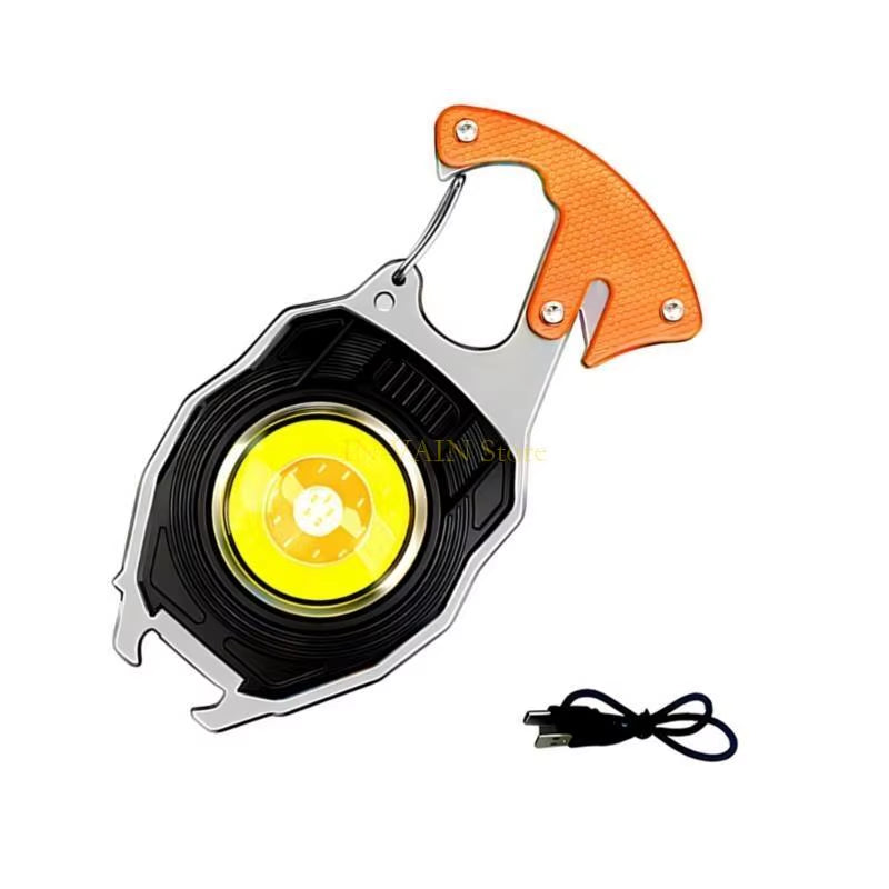 M5TC Aluminum Alloys Keychains Lamp Outdoor Camping Emergencies Charging Flashlights